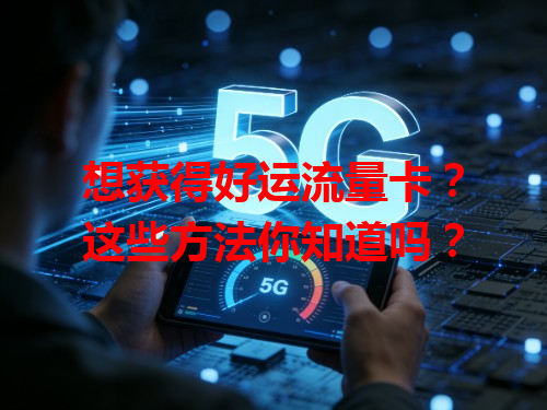 想获得好运流量卡？这些方法你知道吗？