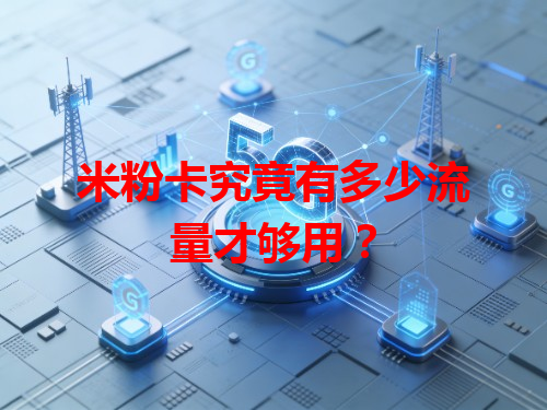 米粉卡究竟有多少流量才够用？