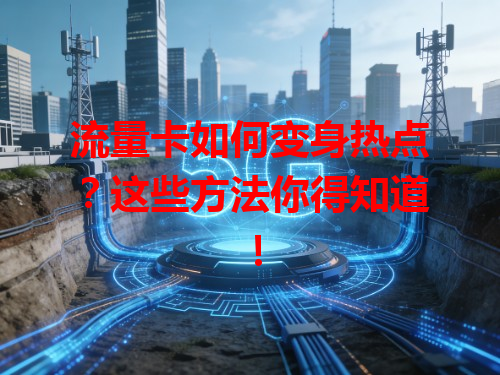 流量卡如何变身热点？这些方法你得知道！