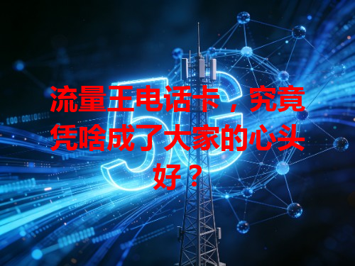 流量王电话卡，究竟凭啥成了大家的心头好？