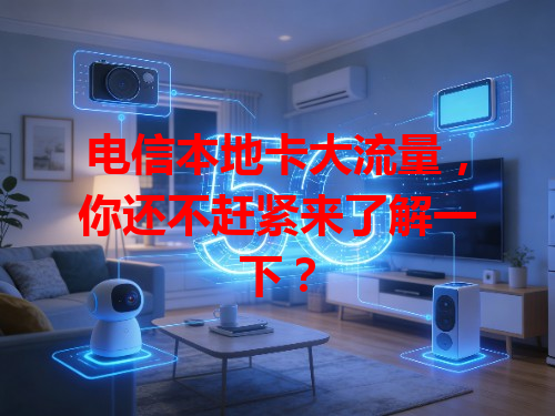 电信本地卡大流量，你还不赶紧来了解一下？
