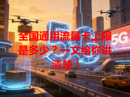 全国通用流量卡上限是多少？一文给你讲清楚！