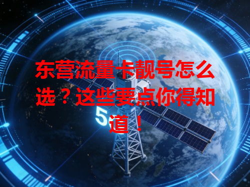 东营流量卡靓号怎么选？这些要点你得知道！