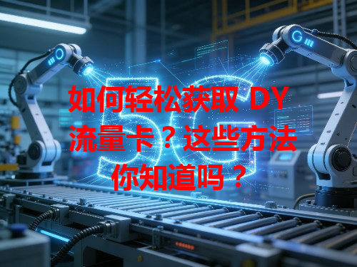 如何轻松获取 DY 流量卡？这些方法你知道吗？