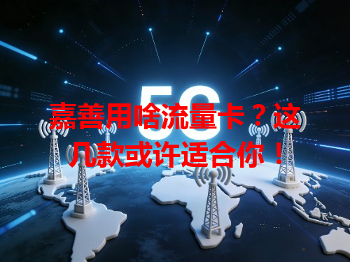 嘉善用啥流量卡？这几款或许适合你！