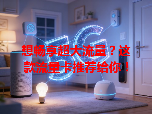 想畅享超大流量？这款流量卡推荐给你！