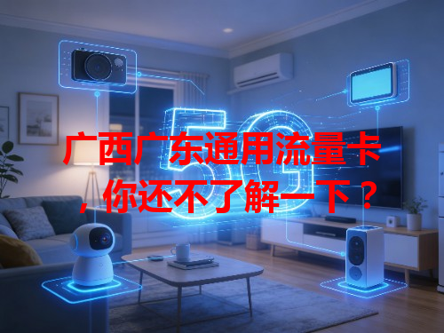 广西广东通用流量卡，你还不了解一下？