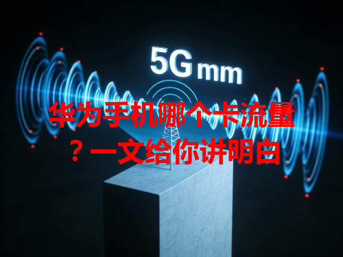 华为手机哪个卡流量？一文给你讲明白