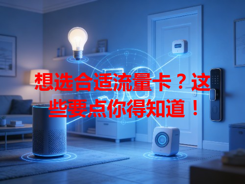 想选合适流量卡？这些要点你得知道！