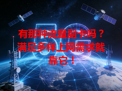 有那种流量副卡吗？满足多样上网需求就靠它！