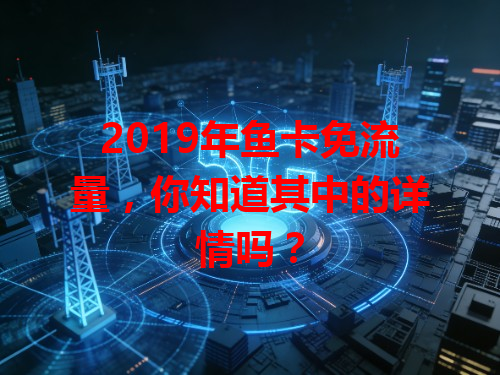 2019年鱼卡免流量，你知道其中的详情吗？