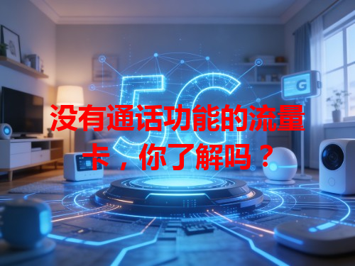 没有通话功能的流量卡，你了解吗？