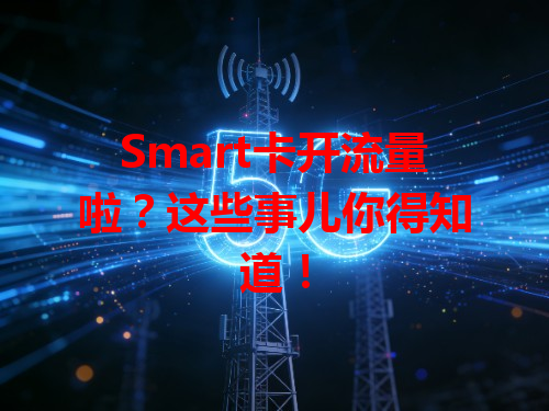 Smart卡开流量啦？这些事儿你得知道！