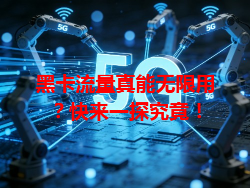 黑卡流量真能无限用？快来一探究竟！