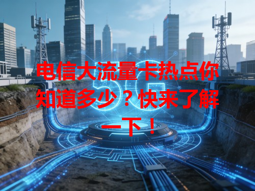 电信大流量卡热点你知道多少？快来了解一下！