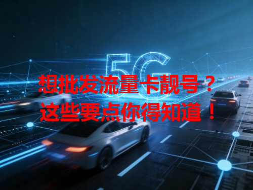 想批发流量卡靓号?这些要点你得知道!