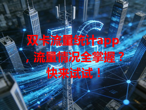 双卡流量统计app，流量情况全掌握？快来试试！
