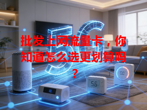 批发上网流量卡，你知道怎么选更划算吗？