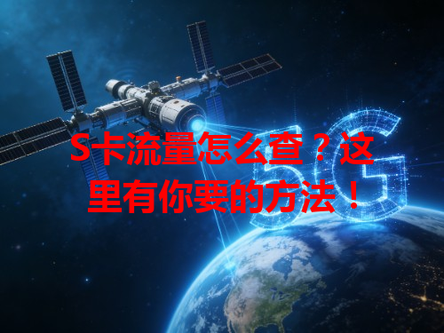 S卡流量怎么查？这里有你要的方法！