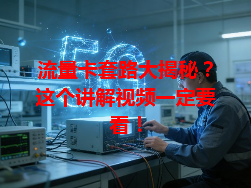 流量卡套路大揭秘？这个讲解视频一定要看！