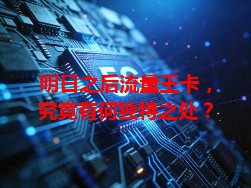 明日之后流量王卡，究竟有何独特之处？