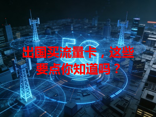 出国买流量卡，这些要点你知道吗？