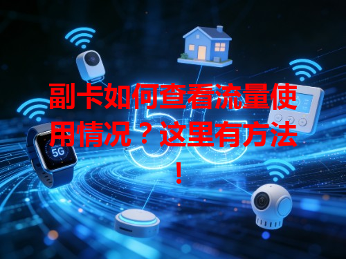 副卡如何查看流量使用情况？这里有方法！
