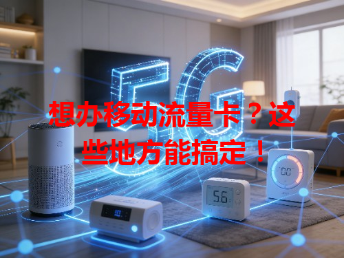 想办移动流量卡？这些地方能搞定！