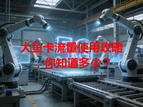 大鱼卡流量使用攻略，你知道多少？