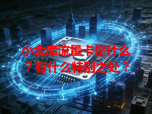 小金库流量卡是什么？有什么特别之处？