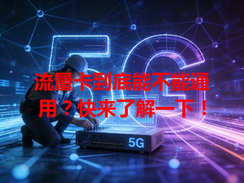 流量卡到底能不能通用？快来了解一下！