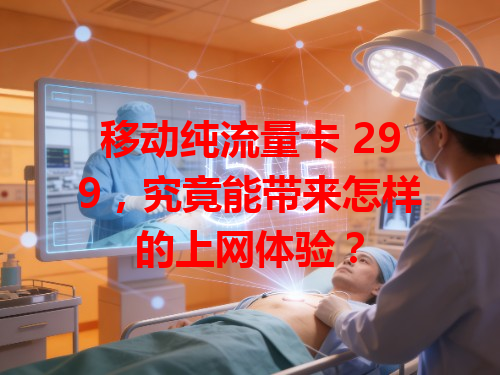 移动纯流量卡 299，究竟能带来怎样的上网体验？