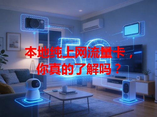 本地纯上网流量卡，你真的了解吗？