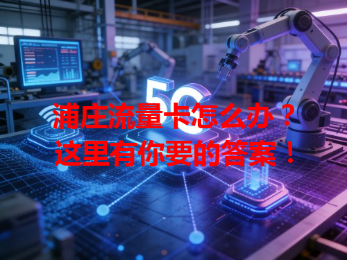 浦庄流量卡怎么办？这里有你要的答案！