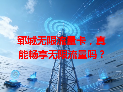 郓城无限流量卡，真能畅享无限流量吗？