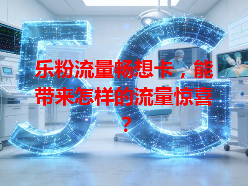 乐粉流量畅想卡，能带来怎样的流量惊喜？