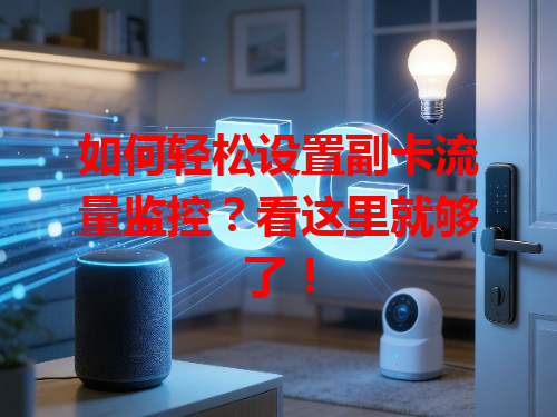 如何轻松设置副卡流量监控？看这里就够了！