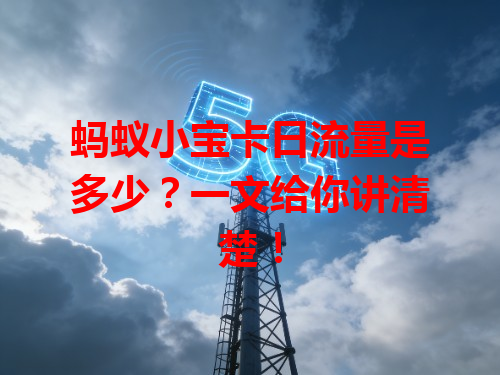蚂蚁小宝卡日流量是多少？一文给你讲清楚！
