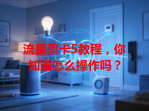 流量黑卡5教程，你知道怎么操作吗？