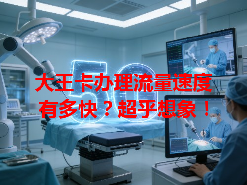 大王卡办理流量速度有多快？超乎想象！