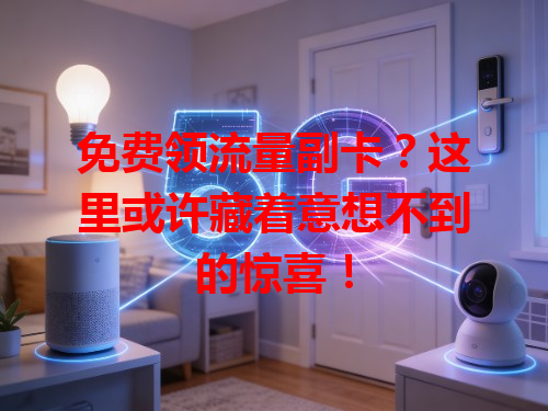 免费领流量副卡？这里或许藏着意想不到的惊喜！