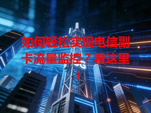 如何轻松实现电信副卡流量监控？看这里！