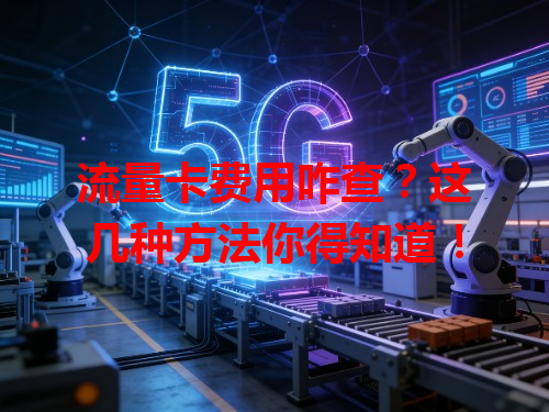 流量卡费用咋查？这几种方法你得知道！