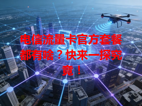 电信流量卡官方套餐都有啥？快来一探究竟！