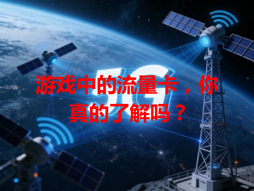 游戏中的流量卡，你真的了解吗？