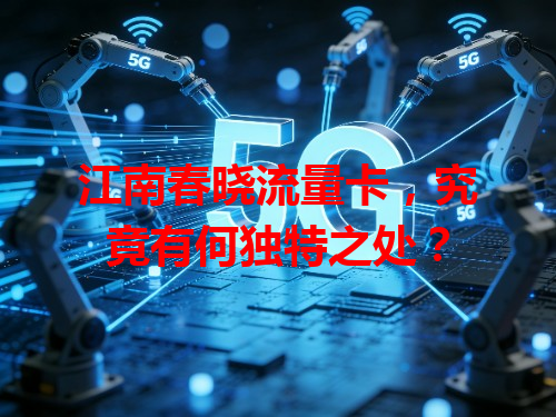 江南春晓流量卡，究竟有何独特之处？