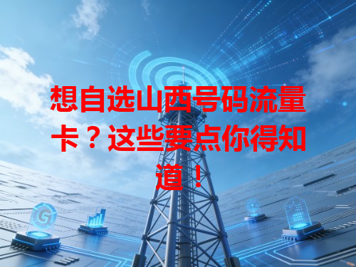 想自选山西号码流量卡？这些要点你得知道！