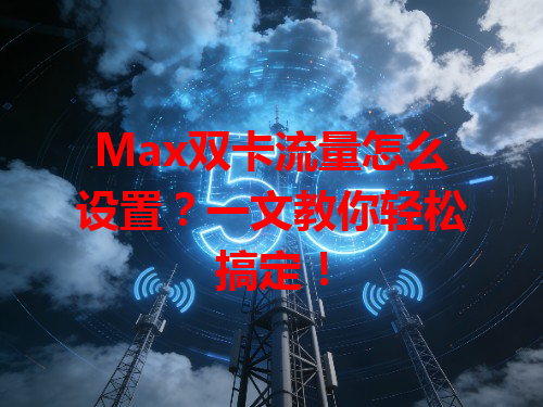 Max双卡流量怎么设置？一文教你轻松搞定！