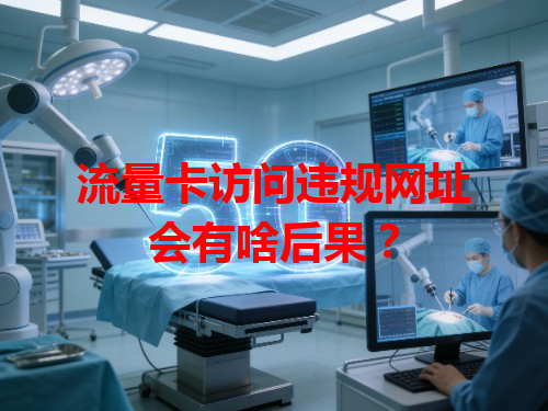 流量卡访问违规网址会有啥后果？
