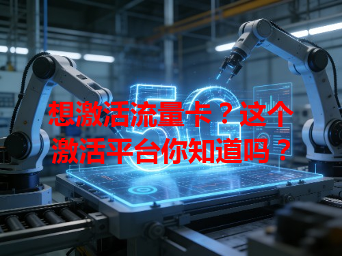想激活流量卡？这个激活平台你知道吗？